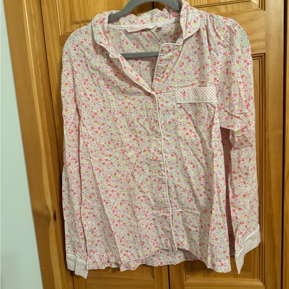 Victoria's Secret Pink Floral Button Down Pajamas - Picture 1 of 5